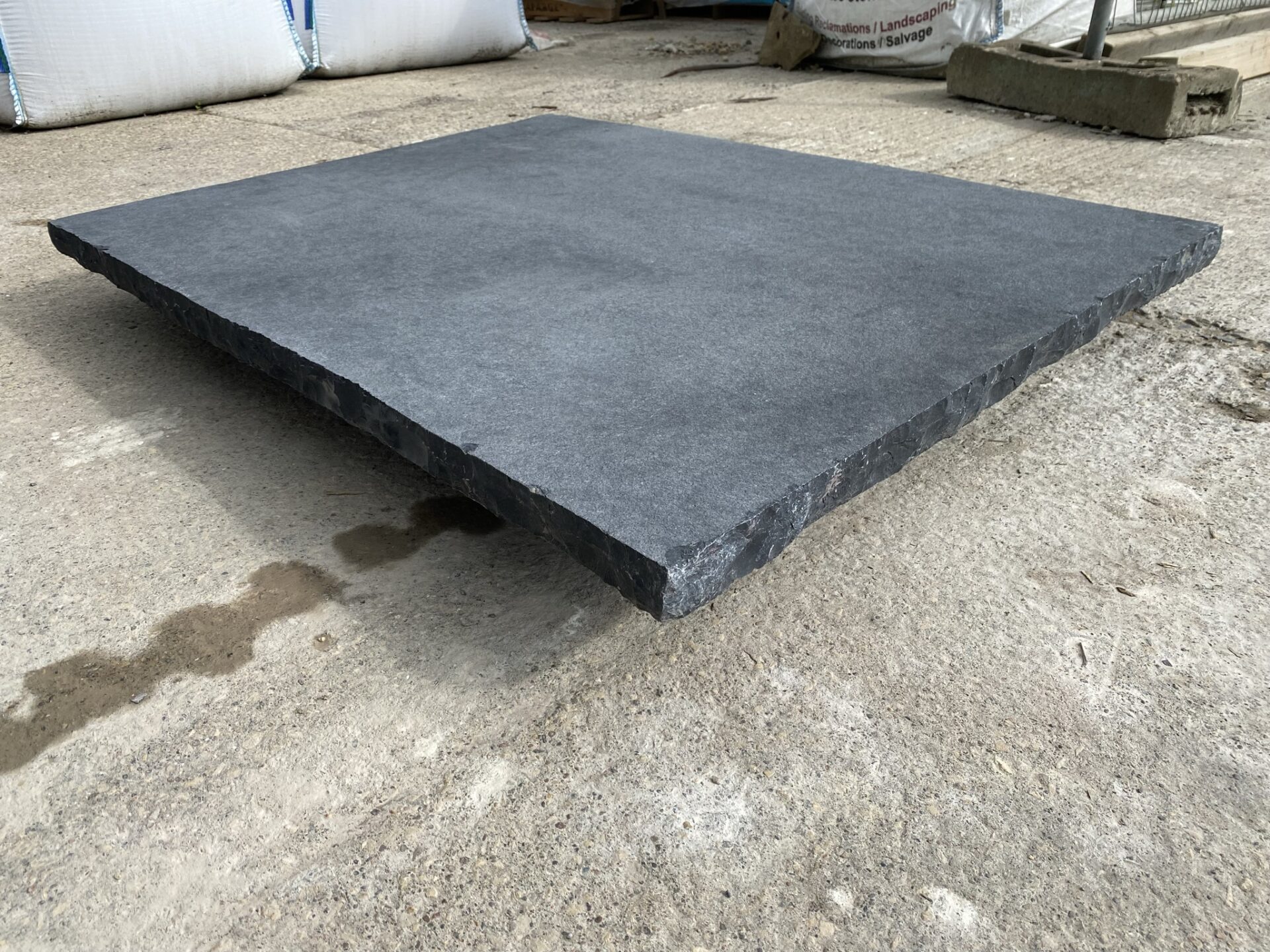 Black Limestone Hearth 1200mm x 600mm x 22mm Aztec Stone